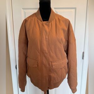 Universal Thread Light Brown Quilted Jacket